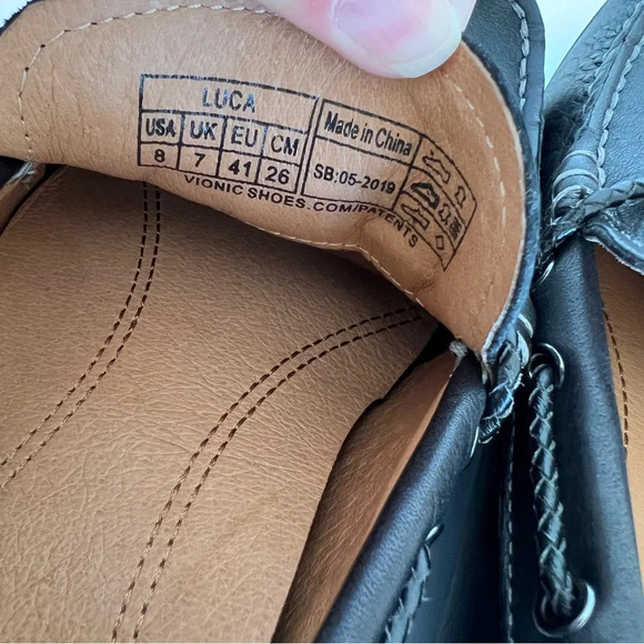 Vionic Luca Slip On Loafer Black - Picture 5 of 8